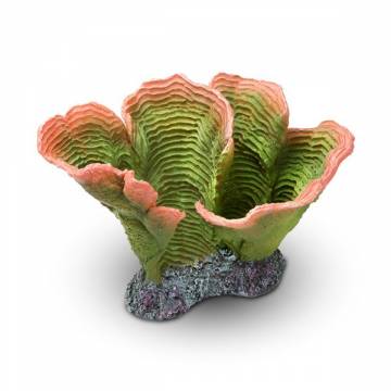 AQUATOP CD-05GRP Green and Orange Aquarium Coral Decor