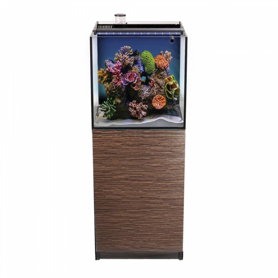 Recife ECO 24 Gallon Tank Brown Stand Combo | Aquatop