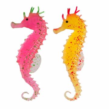 AQUATOP SD-MULTI03 2 Pack Seahorse Silicone Aquarium Decor