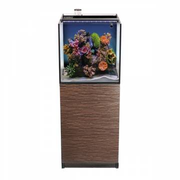 AQUATOP Recife ECO 24 Gallon Tank & Brown Stand Combo