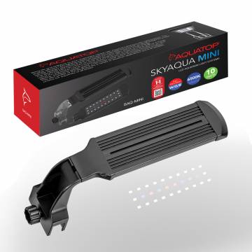 AQUATOP SAQ-MINI SkyAqua 10 Inch Mini Clamp On LED with inline intensity adjustment