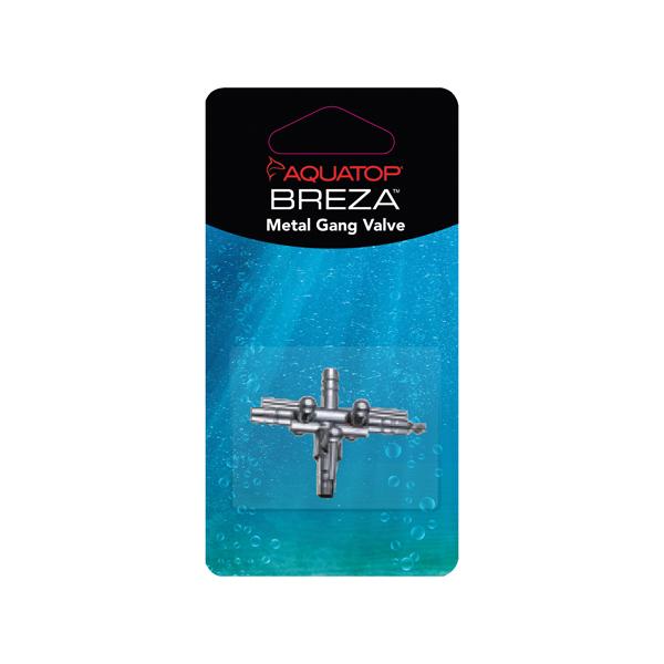 AQUATOP MGV-04 BREZA 4-Way Metal Gang Valve : Aquatop