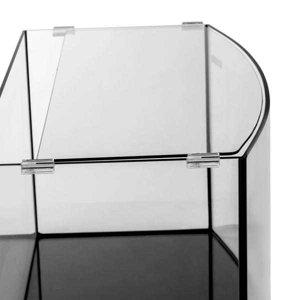 AQUATOP Curved Glass Lid and Mounting Clips for the ES-12 Aquarium