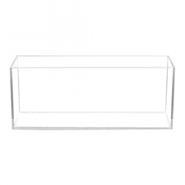 AQUATOP 6.5-Gal High Clarity Tall Glass Aquarium Bookshelf Style - 6.7" x 23.6" x 9.4", HCA-6G