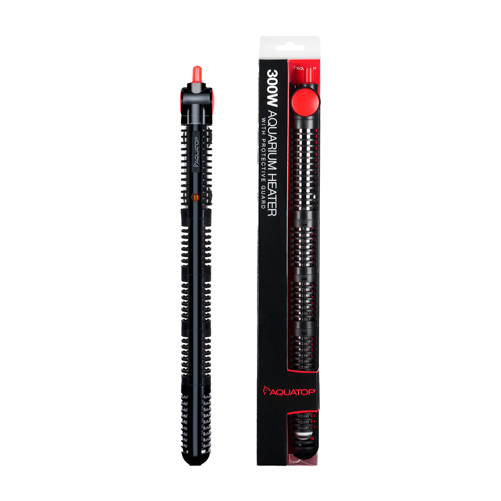 HTG-300 300-Watt Premier Glass Heater w/ Protective Guard | Aquatop