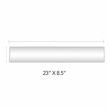 AQUATOP Replacement Glass Lid & Mounting Clips for the RC-32G Recife 32-Gal Tank, RC32G-LID