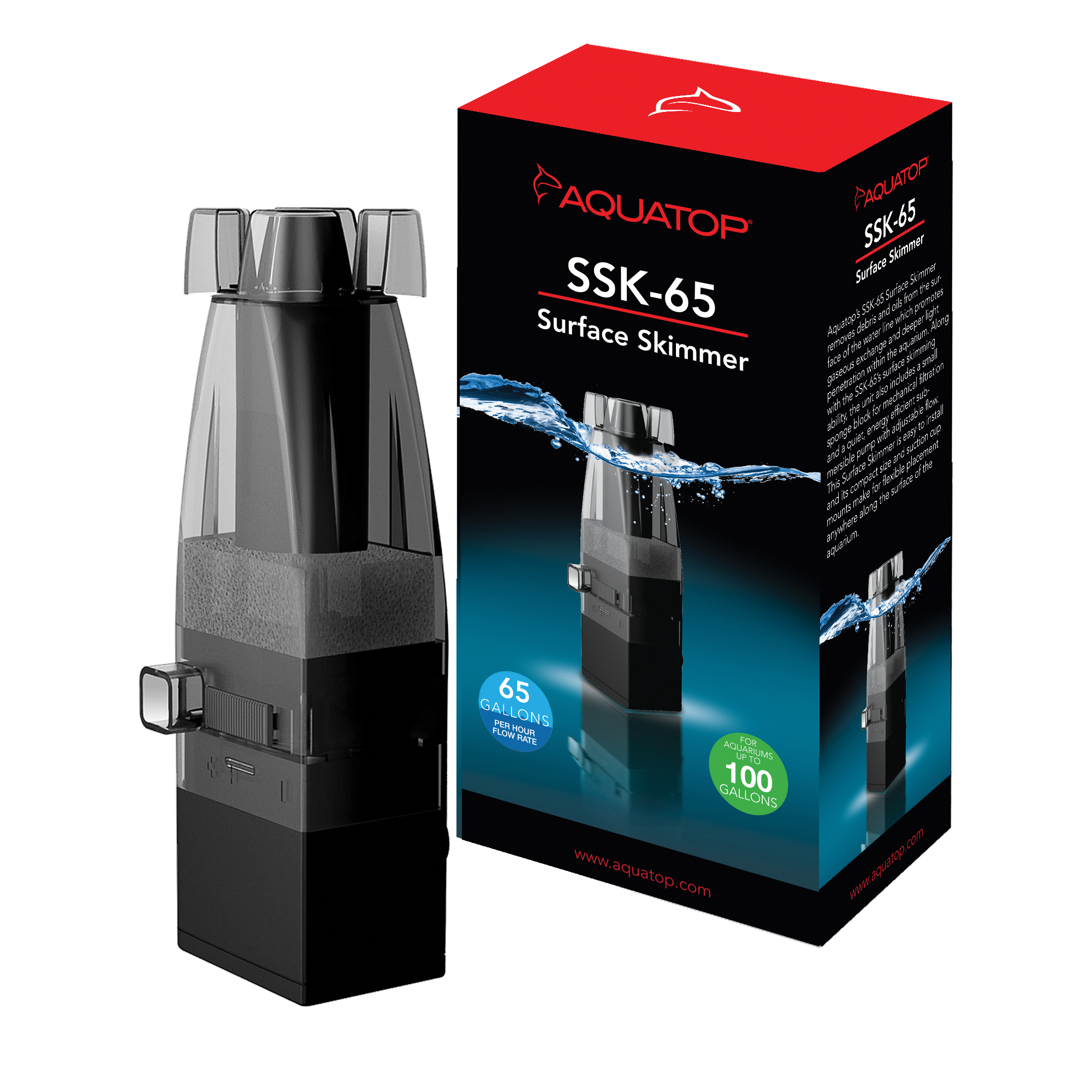 AQUATOP SSK-65 65 GPH Internal Surface Skimmer
