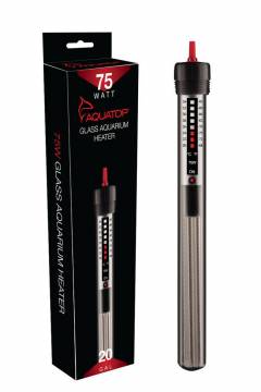 AQUATOP GH-75W 75-Watt Submersible Aquarium Glass Heater