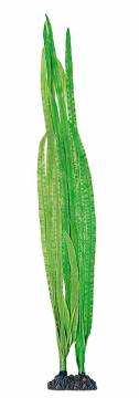 AQUATOP SD-0710 10 Inch Green Vallisneria Silicone Aquarium Plant with Dual Base