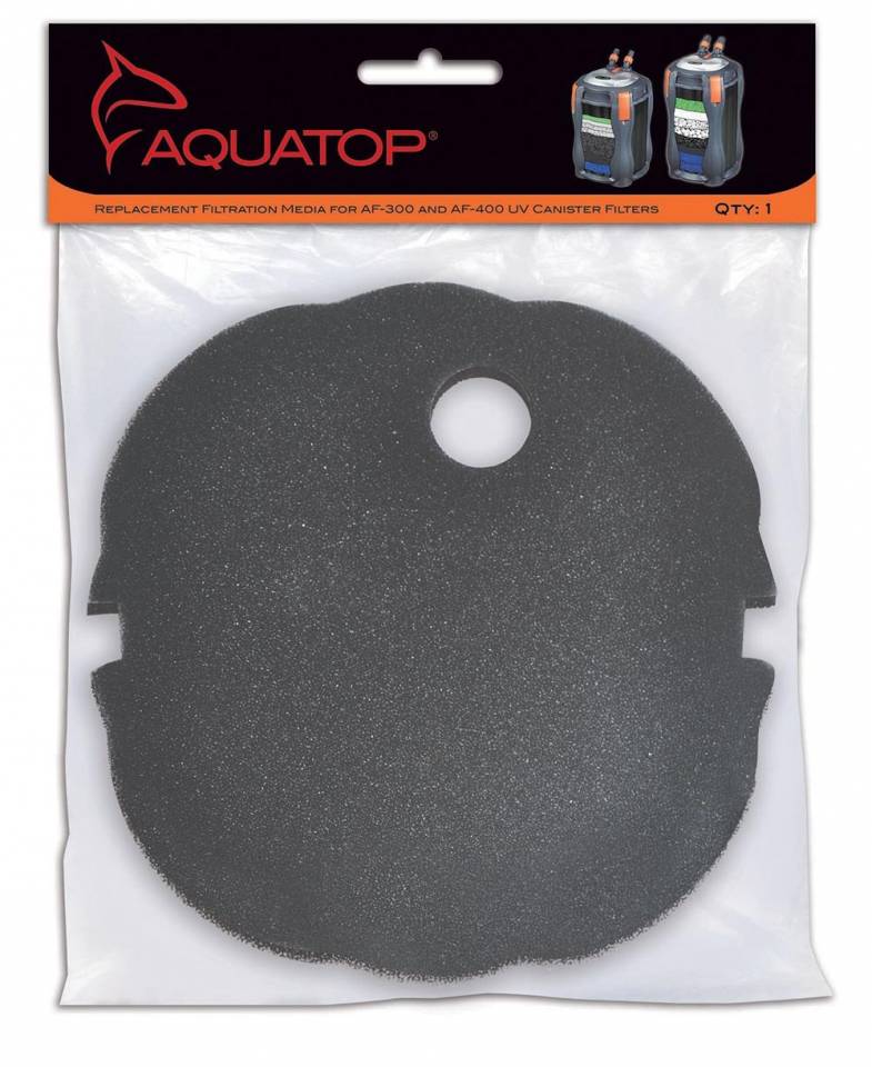 AQUATOP AF300400-RSP Replacement Black Sponge Pad for the AF300/AF400