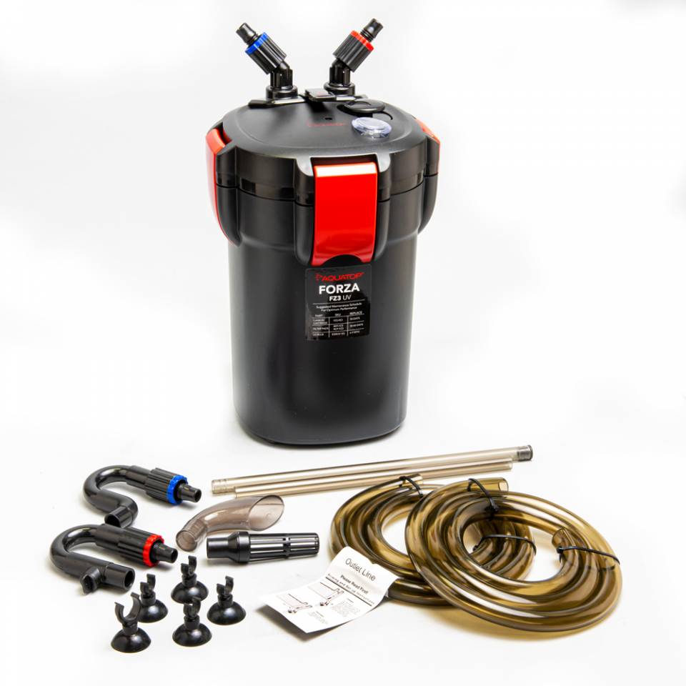 FZ3-UV FORZA 7W UV Canister Filter | Aquatop FZ3-UV FORZA 7W UV Canister Filter | Aquatop