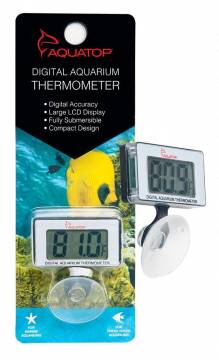 AQUATOP DTG-15 Submersible Thermometer with Digital Display & Suction Cup Mount