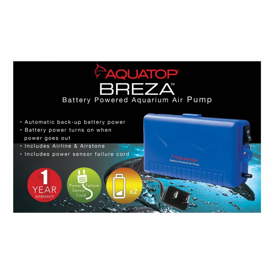 Power Outage Battery Powered Aquarium Air Pump AC-DC-ONE BREZA