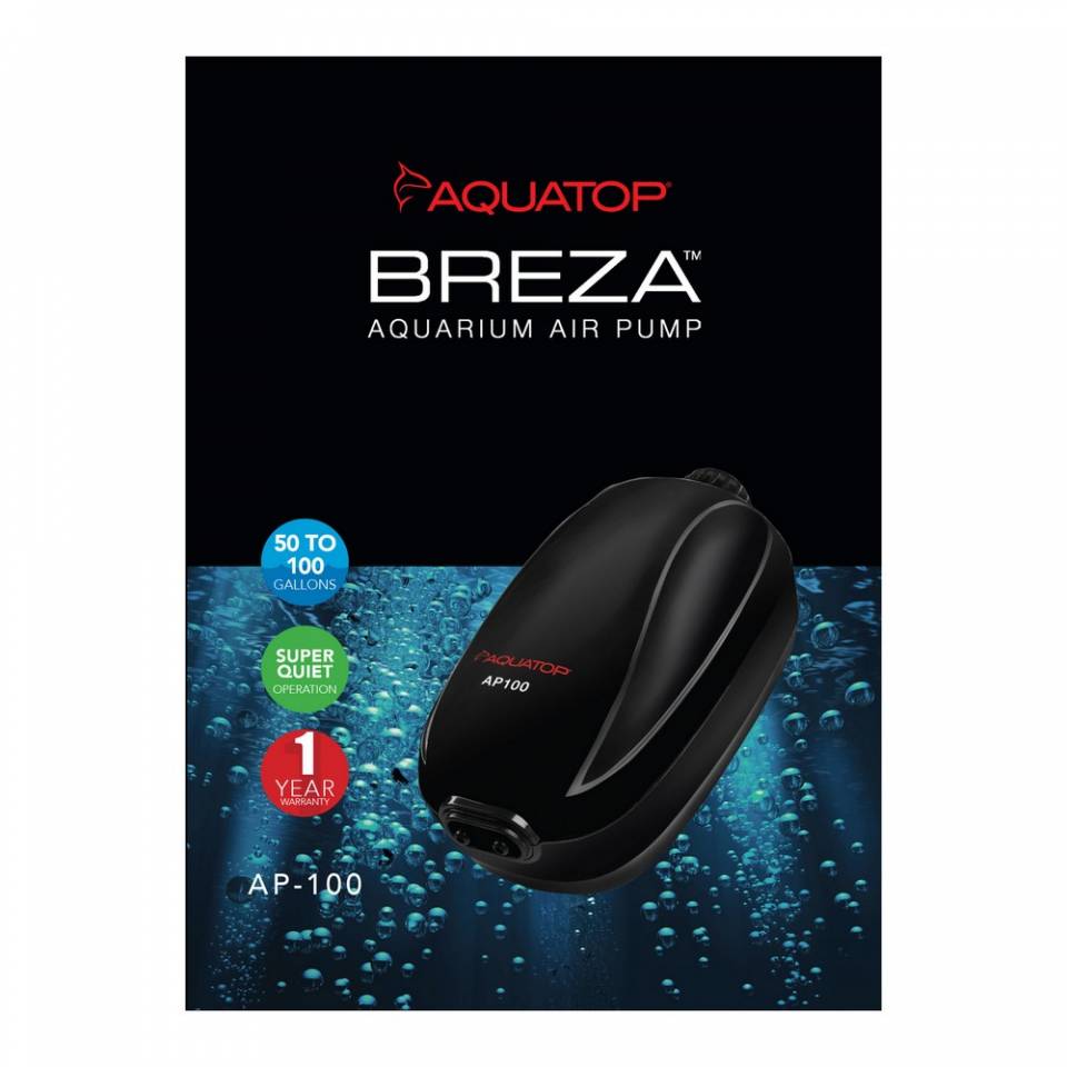 AP-100 BREZA Dual Outlet Aquarium Air Pump