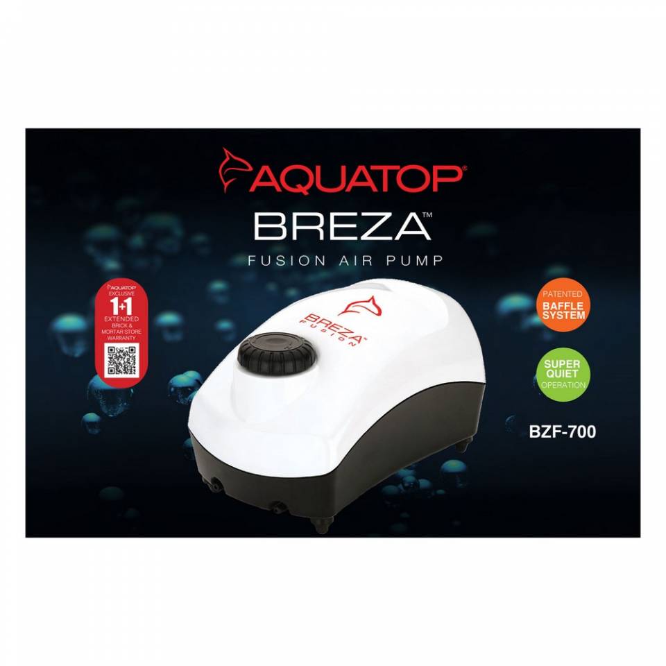 BZF-700 Fusion Dual Outlet Aquarium Air Pump | Aquatop