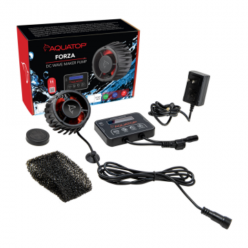 AQUATOP 3,434 GPH MaxFlow Slim DC 20W Wave Maker with Controller, MWV-3400SLIM
