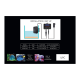 AQUATOP 3,434 GPH MaxFlow Slim DC 20W Wave Maker with Controller, MWV-3400SLIM