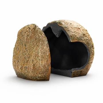 Aquatop Magnetic Fish Hideaway Aquarium Cave, Glass-Mounted Magnetic Shelter, 4.5 x 3.5 x 3.5"