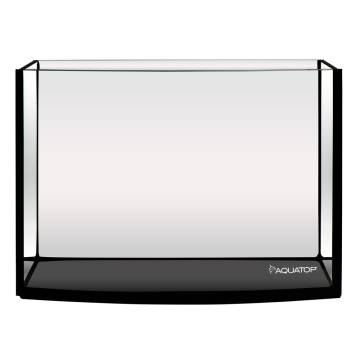 AQUATOP EuroStyle Bowfront Aquarium, 3.5-Gallons - Safe for Freshwater & Saltwater, ES-12