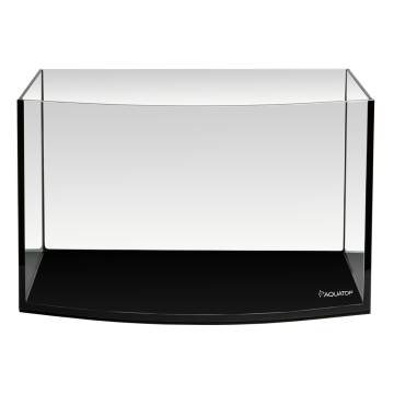 AQUATOP EuroStyle Bowfront Aquarium, 8.7-Gallons - Safe for Freshwater & Saltwater, ES-18