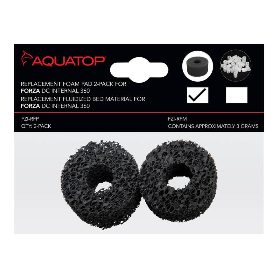 Replacement Foam Pads (2-Pack) for Forza DC Internal 360° | AQUATOP