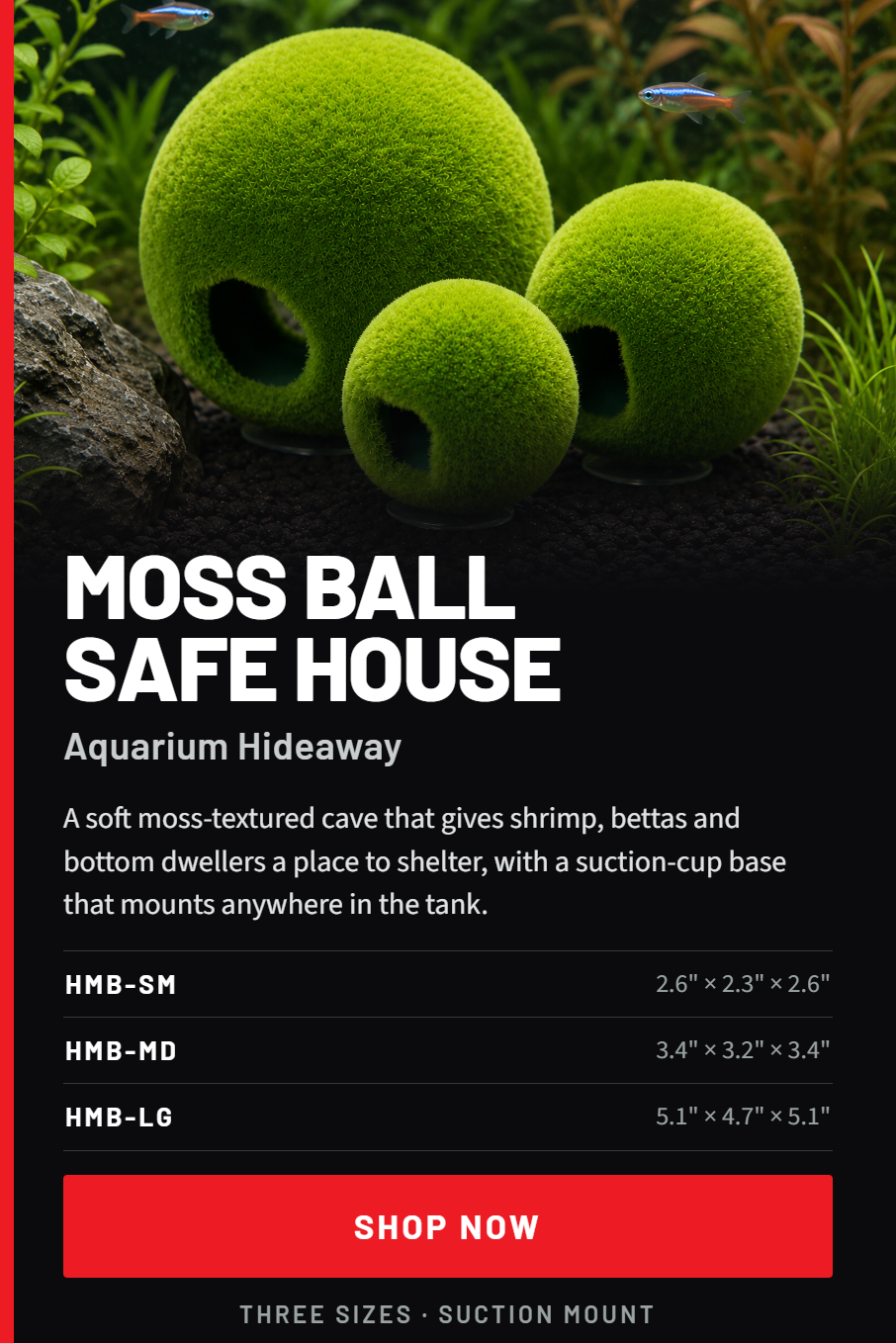 Aquatop Moss Ball House
