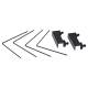 AQUATOP Universal SkyAqua Legs with 4-Inch Rise and Up to 6-Inch Lateral Extension, SAQ-HRL