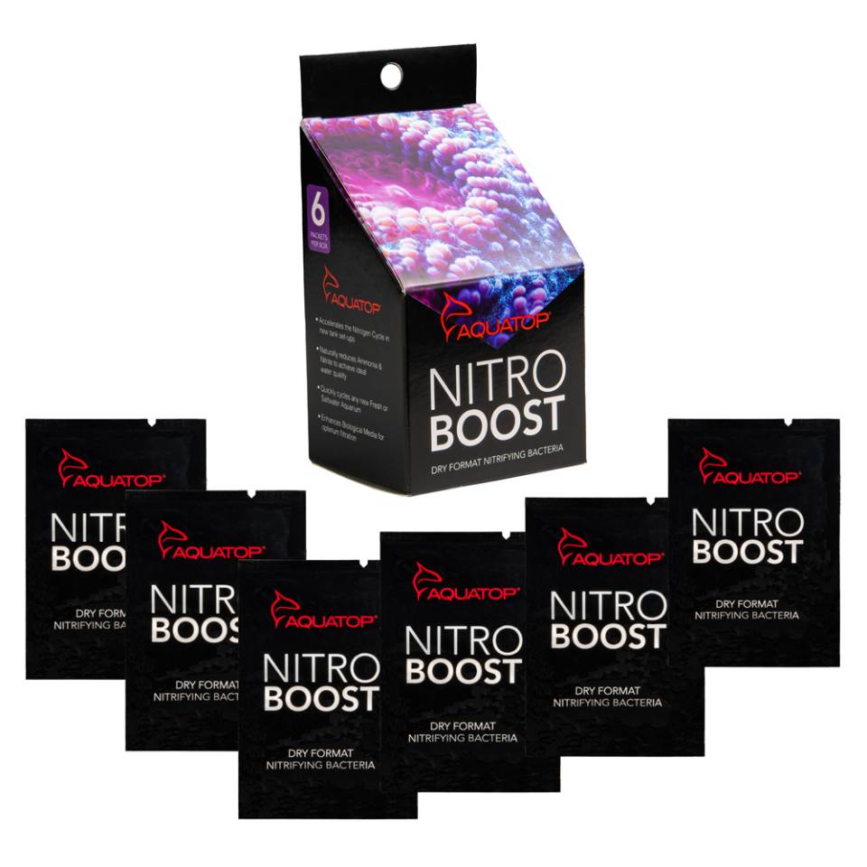 AQUATOP NB-CRT NitroBoost Dry Nitrifying Bacteria - 6 Packets Per