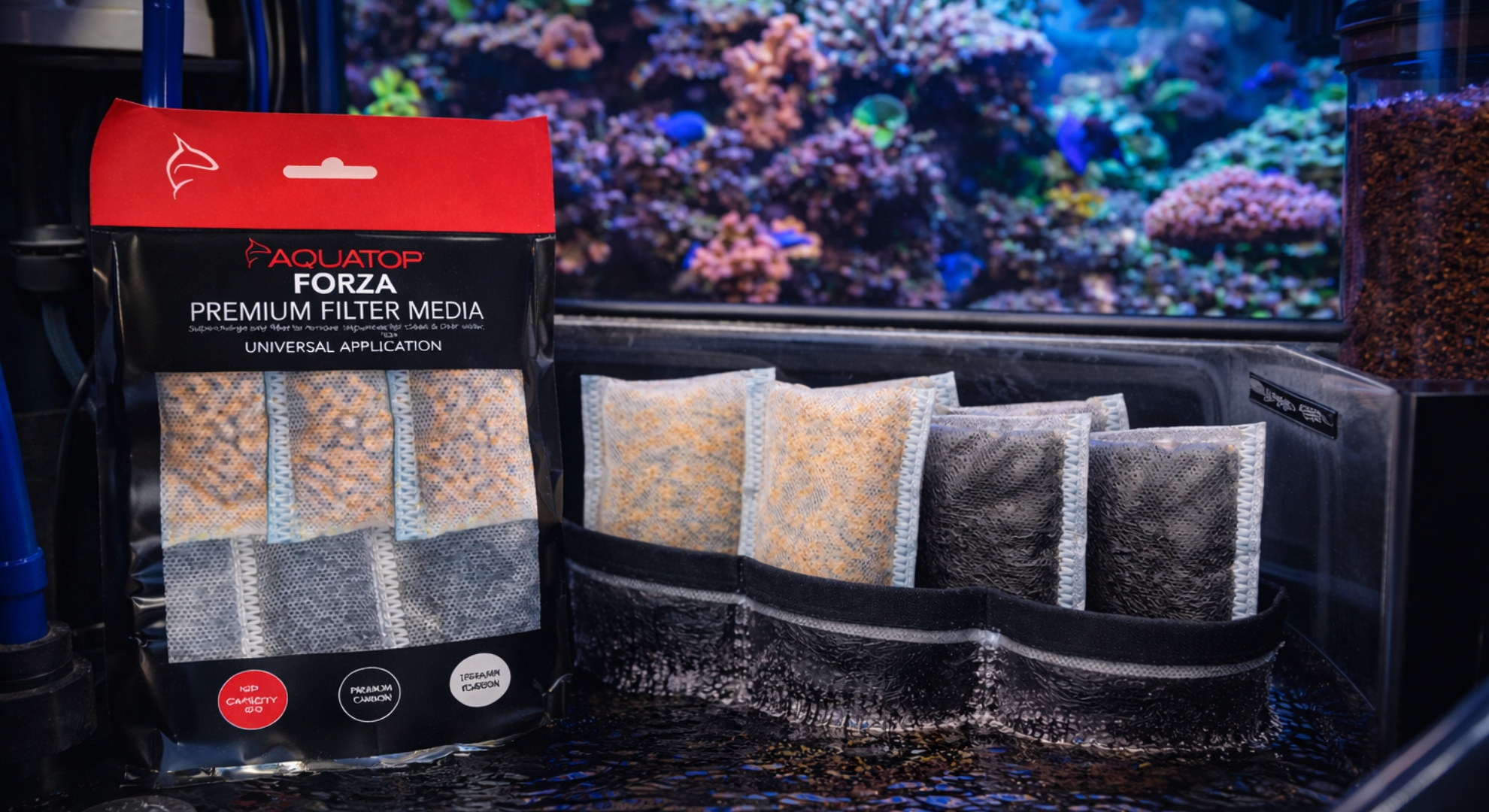 AQUATOP Forza Premium Media Packs: Professional-Grade Aquarium Filtration Made Easy